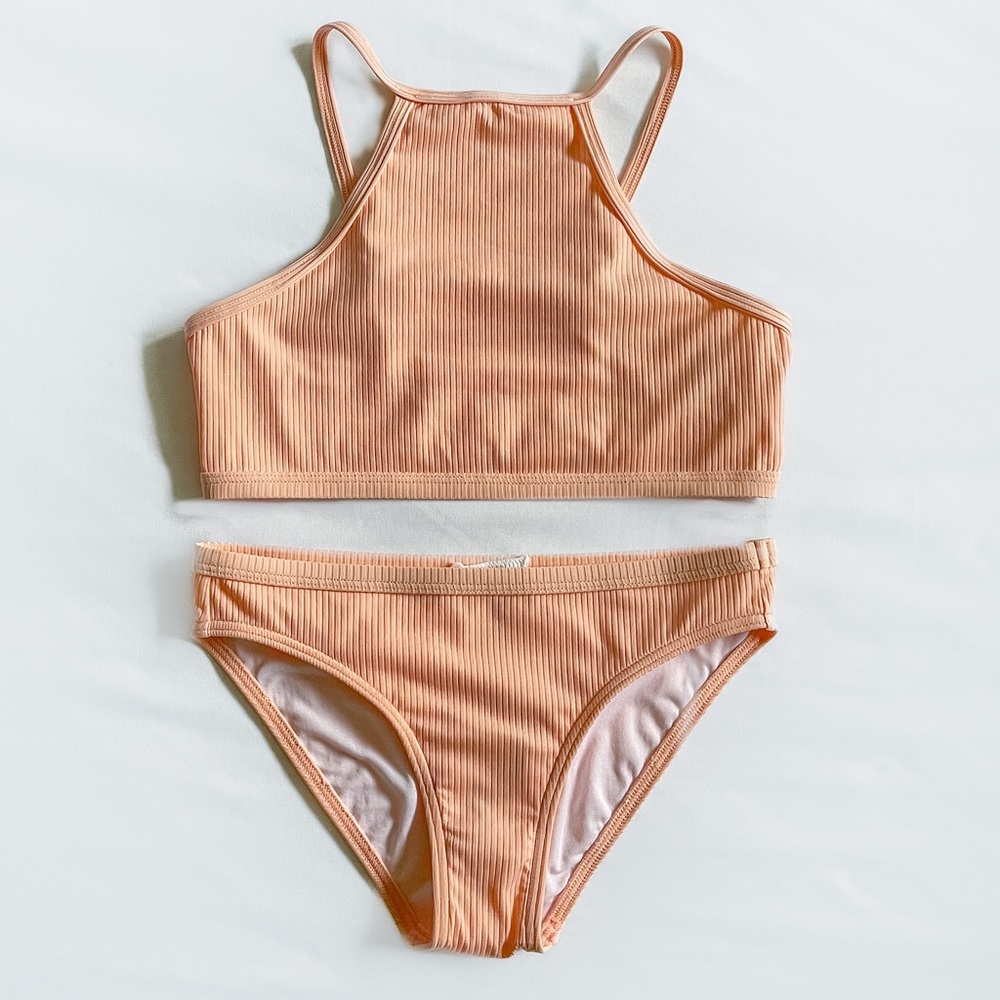 Lux Rib Bikini Set - Girls